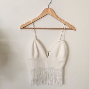 Express Fringe Crop Top